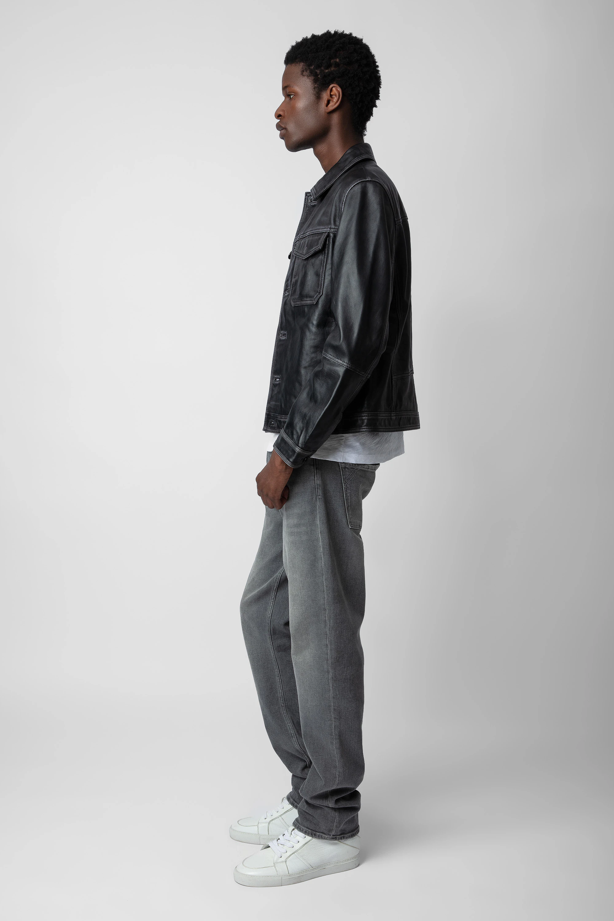 Lasso Vintage Leather Jacket thumbnail 4