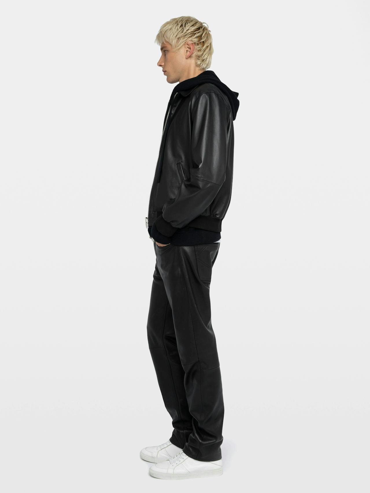 Giacca in pelle Mate