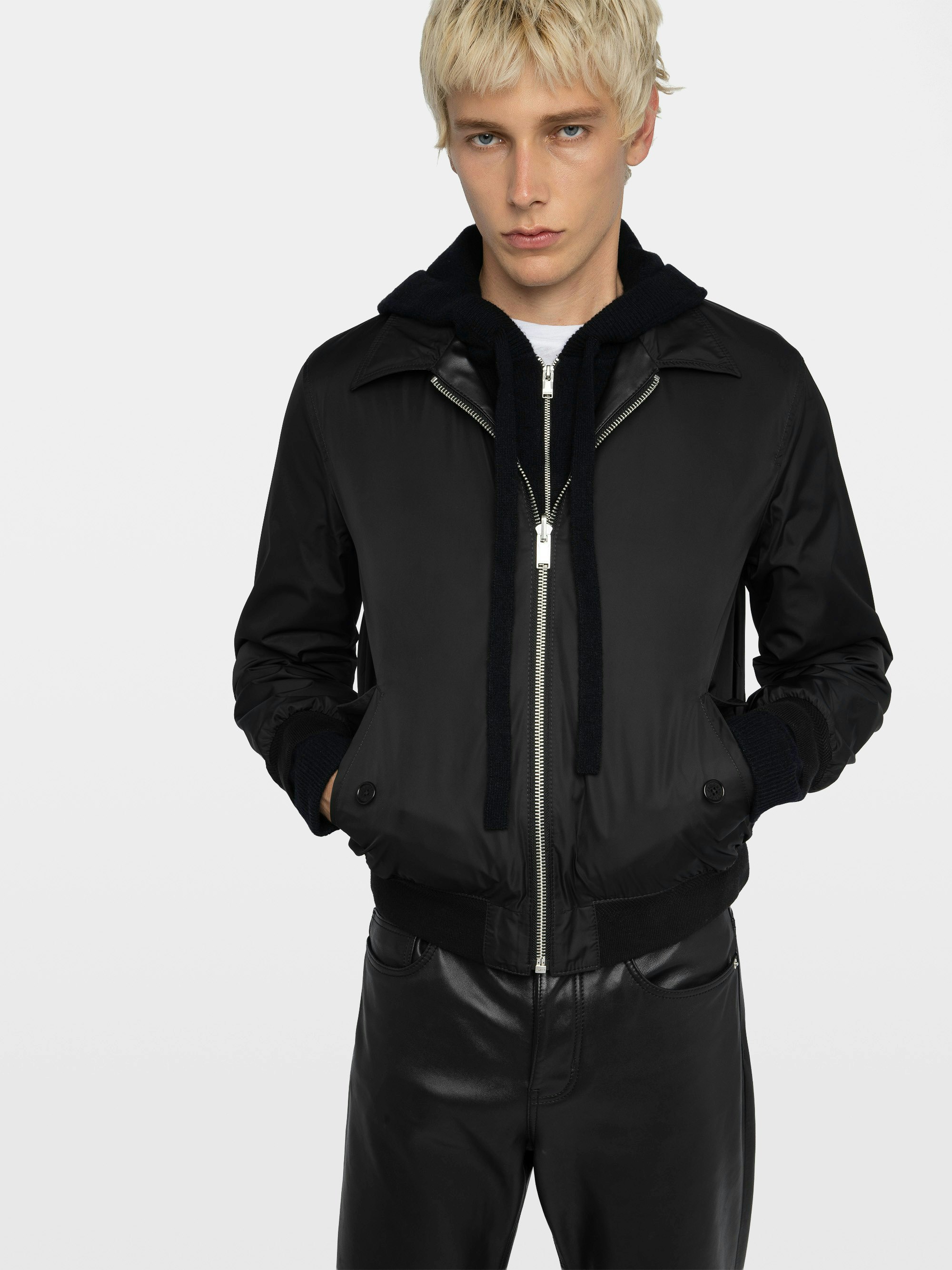 Giacca in pelle Mate