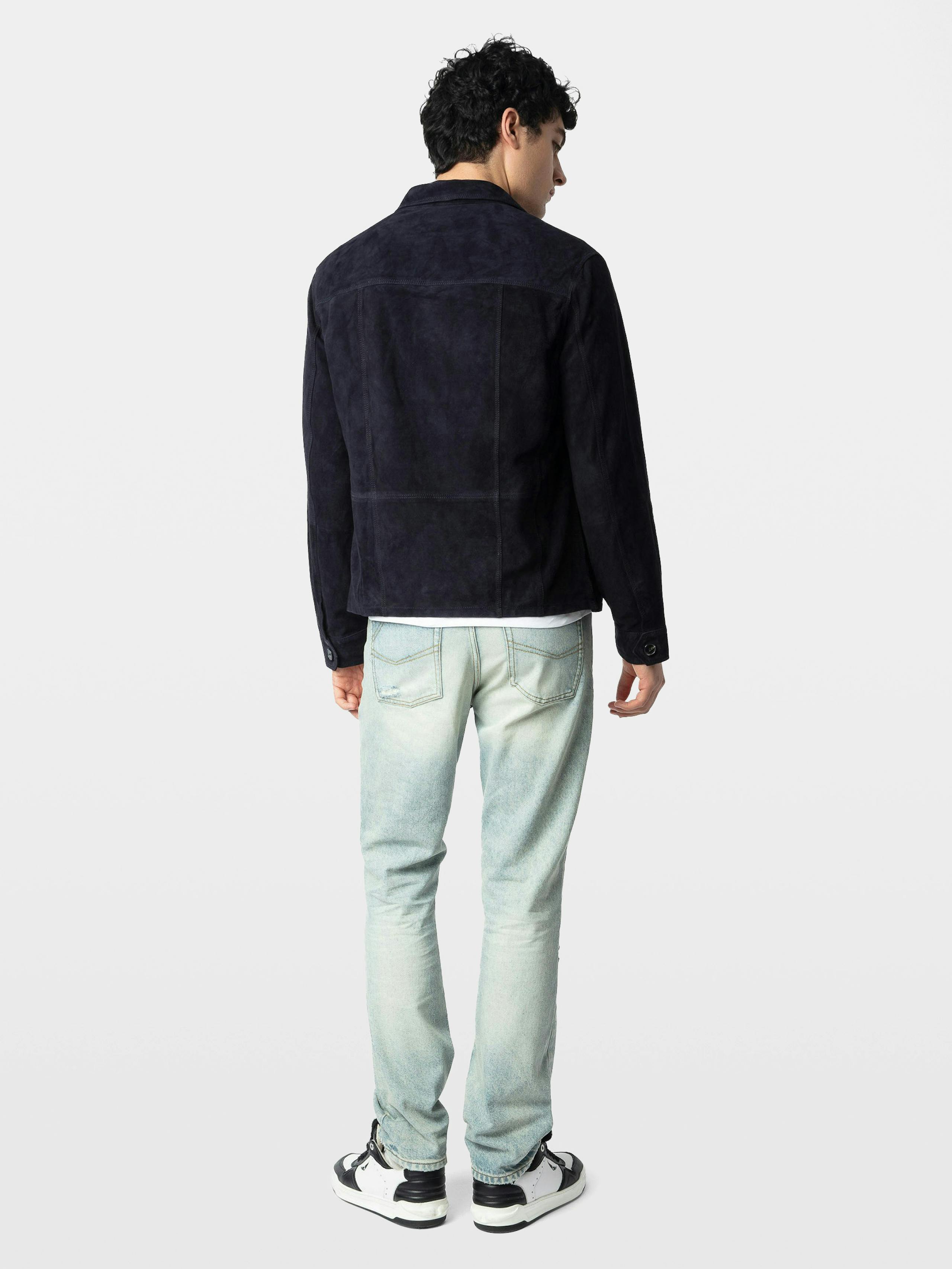 Chaqueta de Cuero Suede Kuba 2