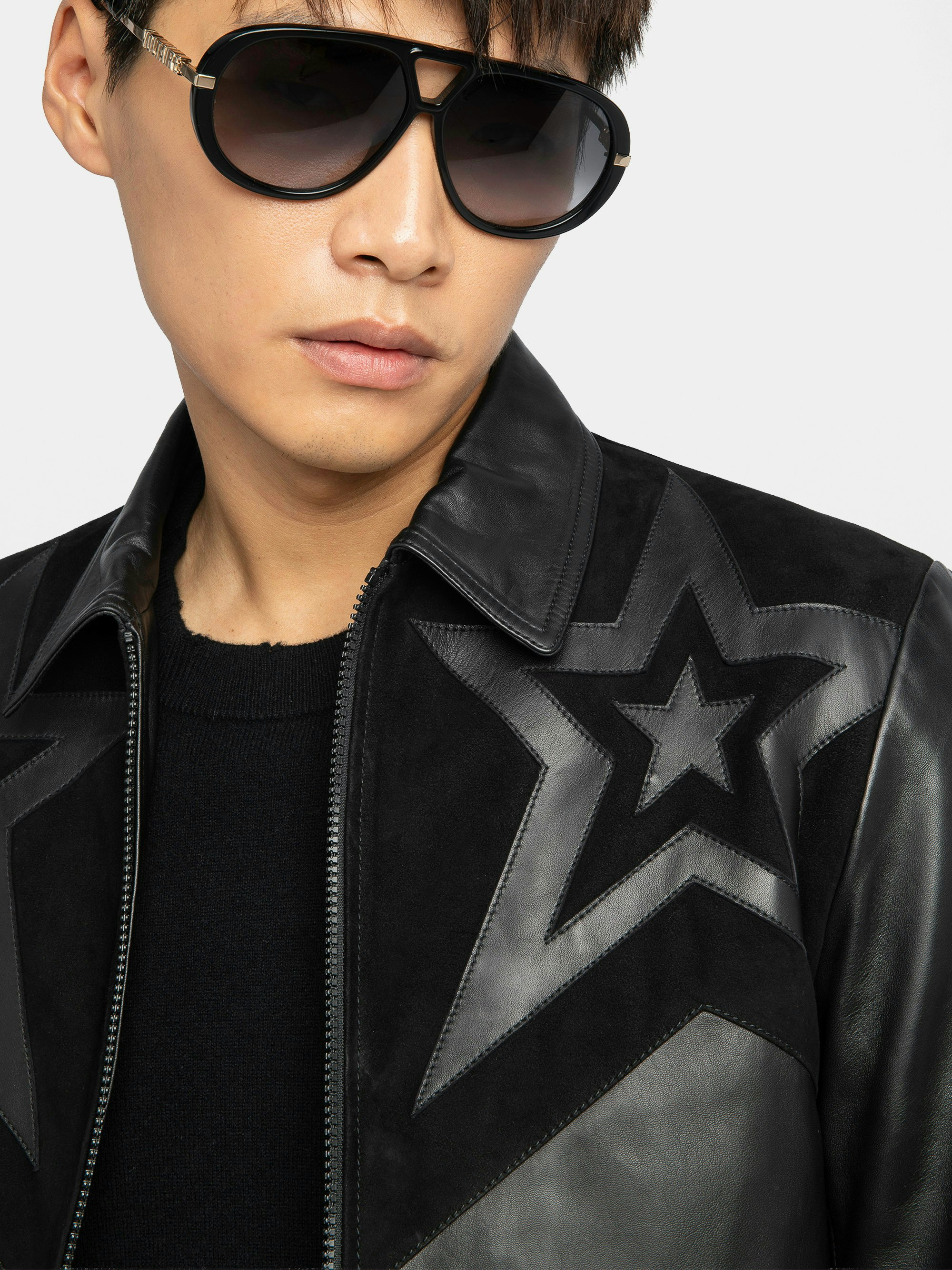 Locky Star Leather Jacket