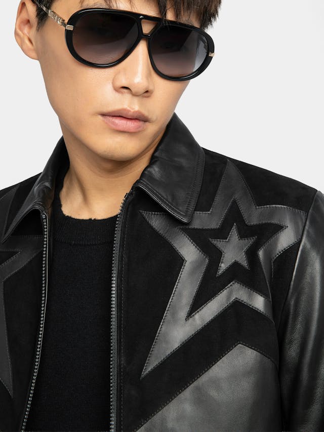 Locky Star Leather Jacket