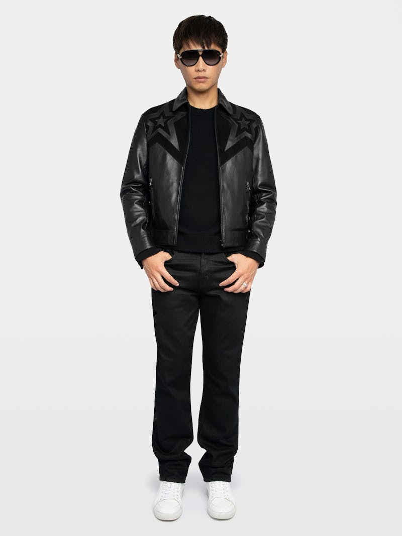 Chaqueta Locky Cuero