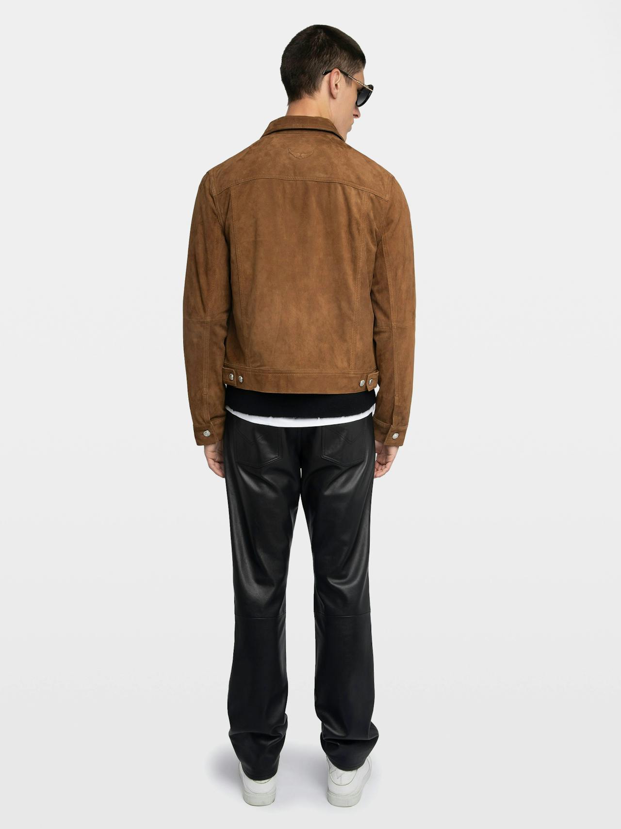 Chaqueta Bases Piel de ante 2