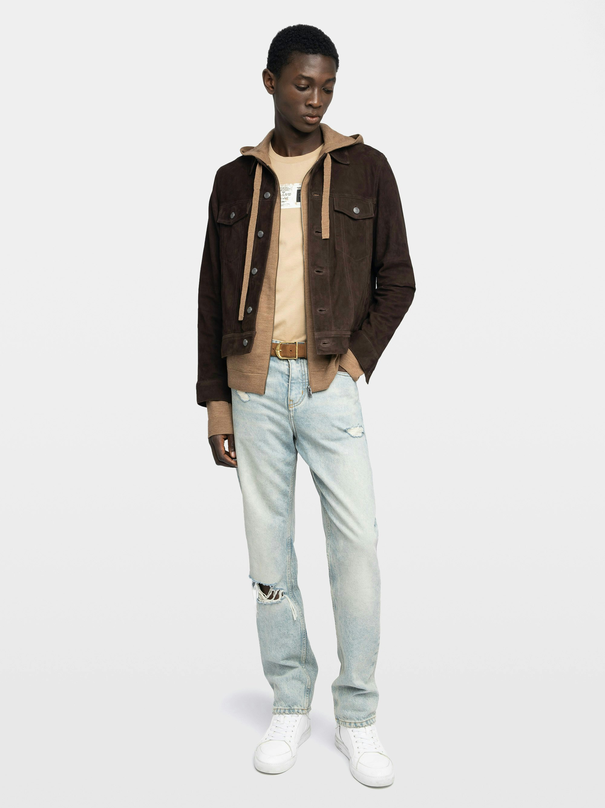 Bases Suede Leather Jacket