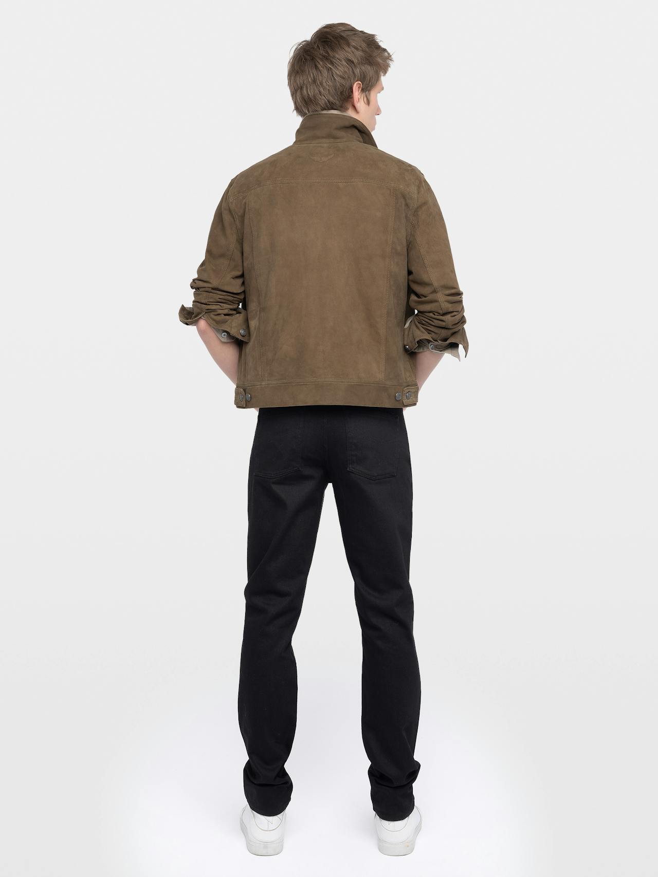 Chaqueta Bases Piel de ante 2