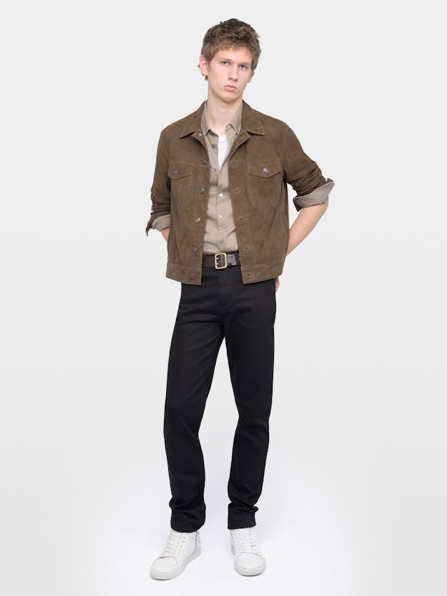 Bases Suede Leather Jacket