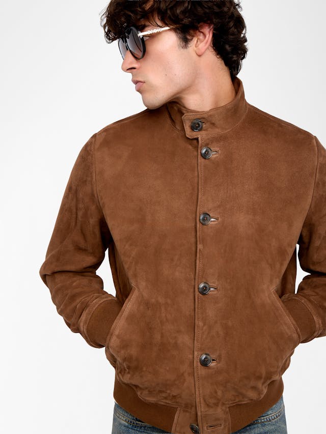 Lonni Suede Leather Jacket