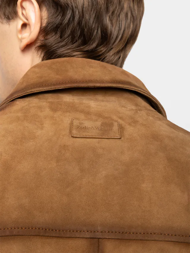 Blouson Loumy Cuir Suede