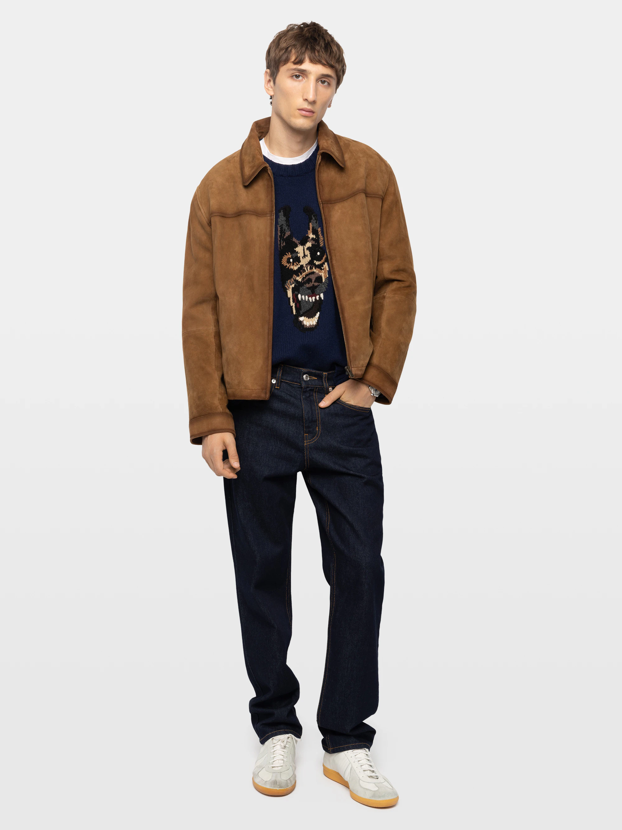 Loumy Suede Leather Jacket thumbnail 1