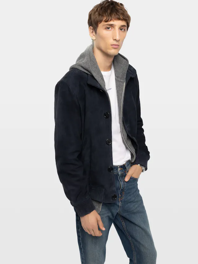 Blouson Lonni Cuir Suede