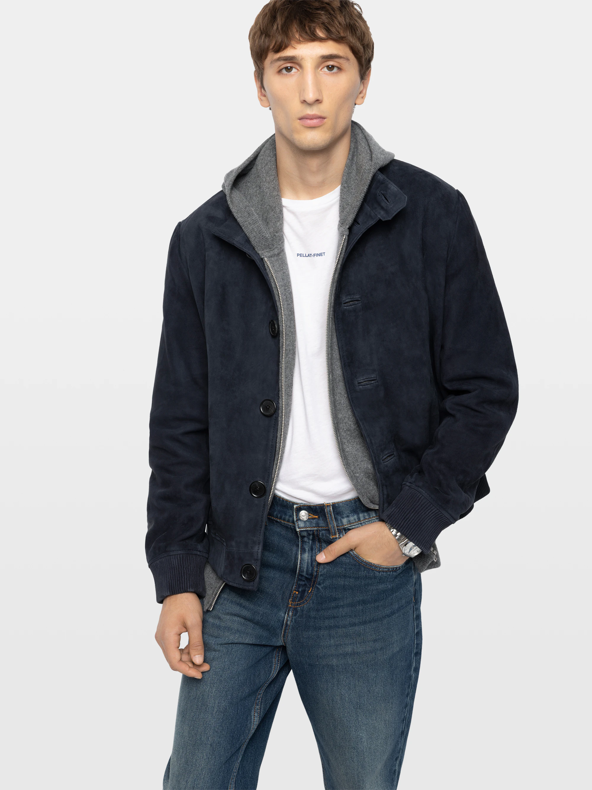 Blouson Lonni Cuir Suede