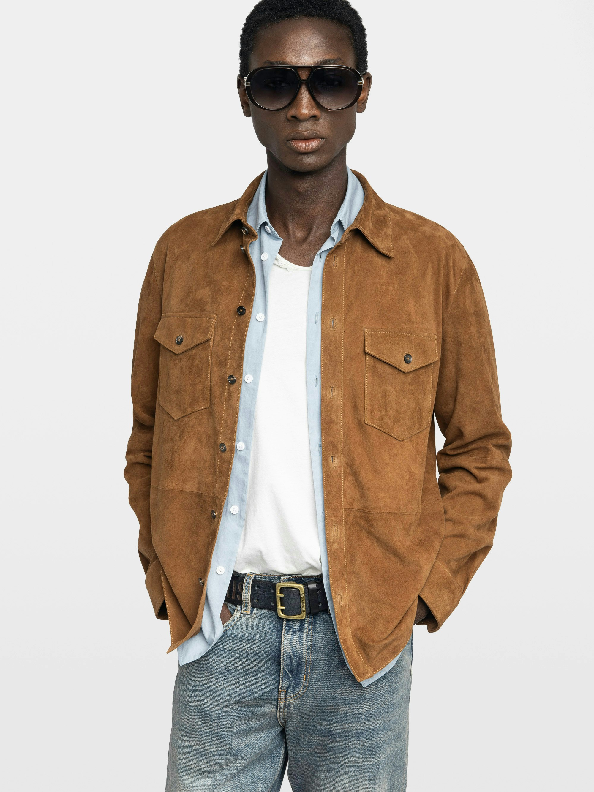 Sergy Suede Shirt