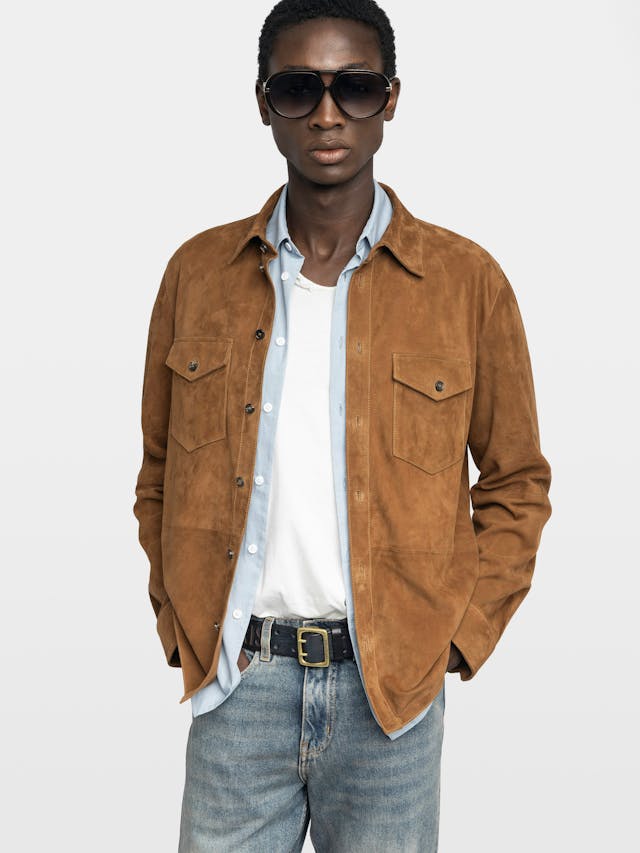 Sergy Suede Shirt