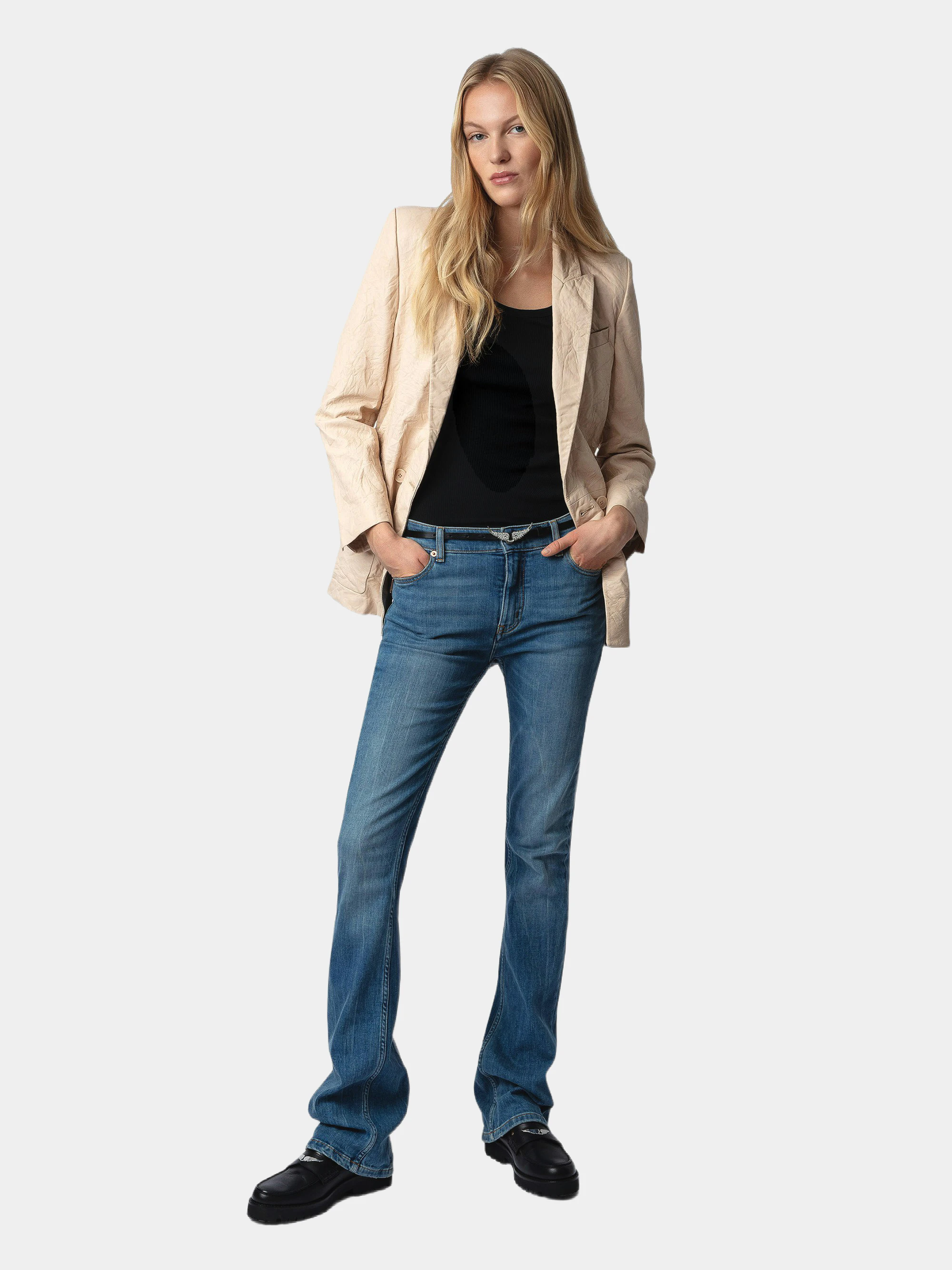 Blazer Visko 100% Crinkled Leather thumbnail 1