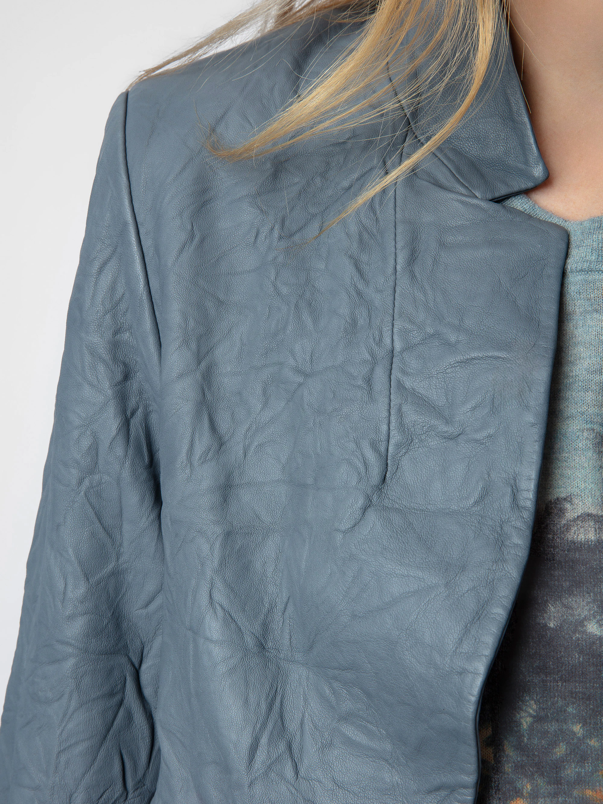 Blazer Verys Cuir Froissé