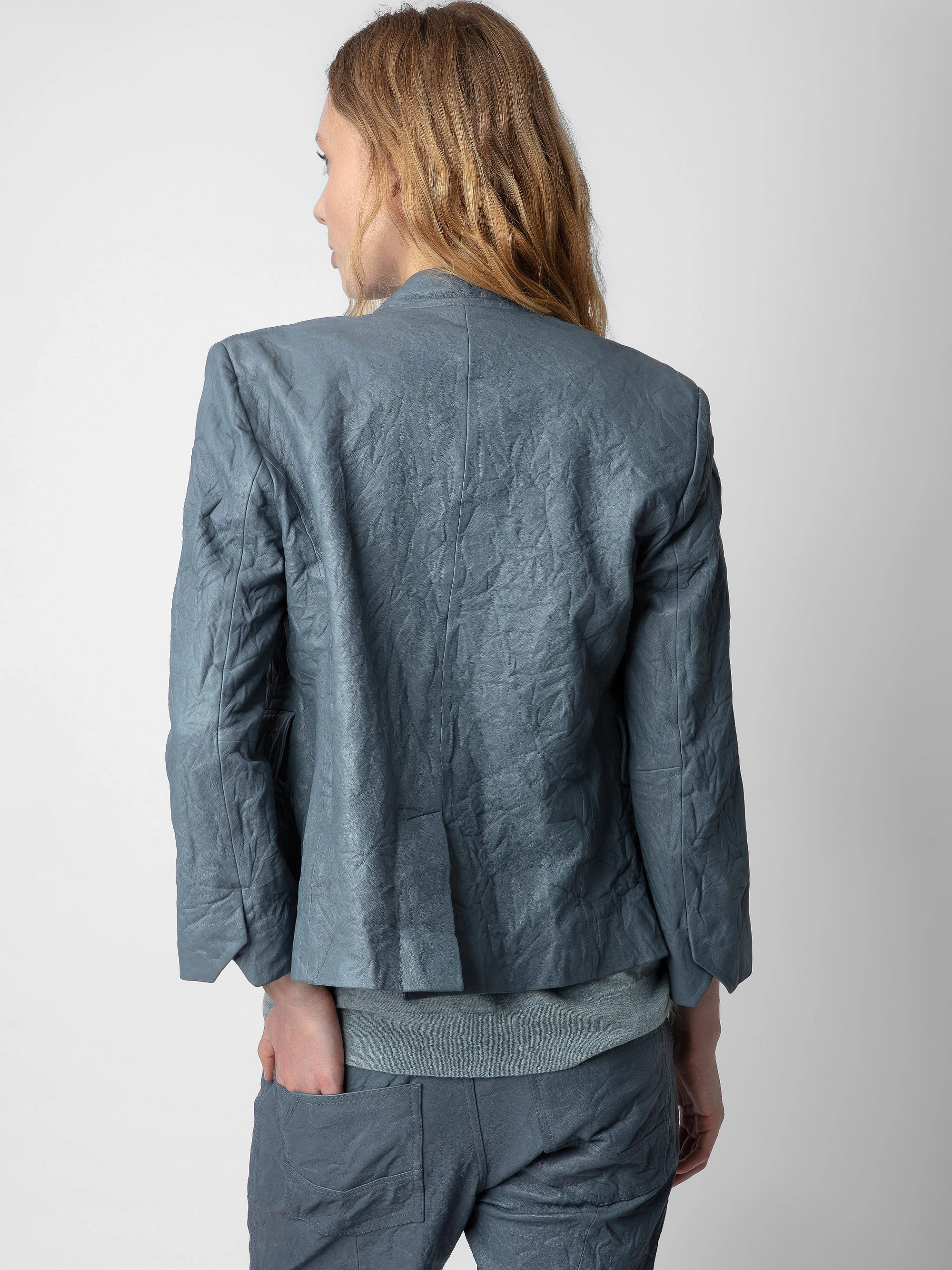 Blazer Verys Cuir Froissé