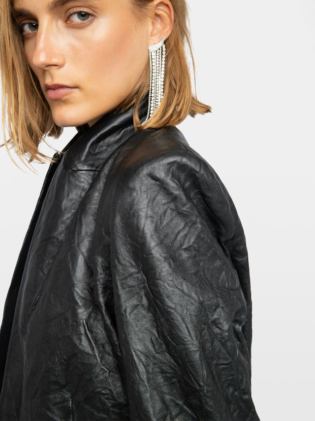 Valse Leather Blazer