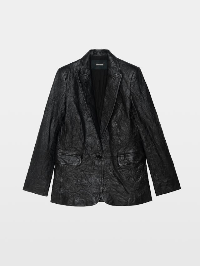 Valse Leather Blazer