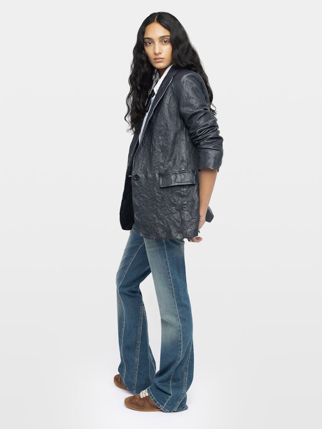 Valse Leather Blazer