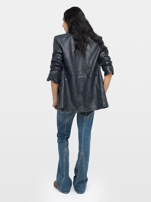 Valse Leather Blazer