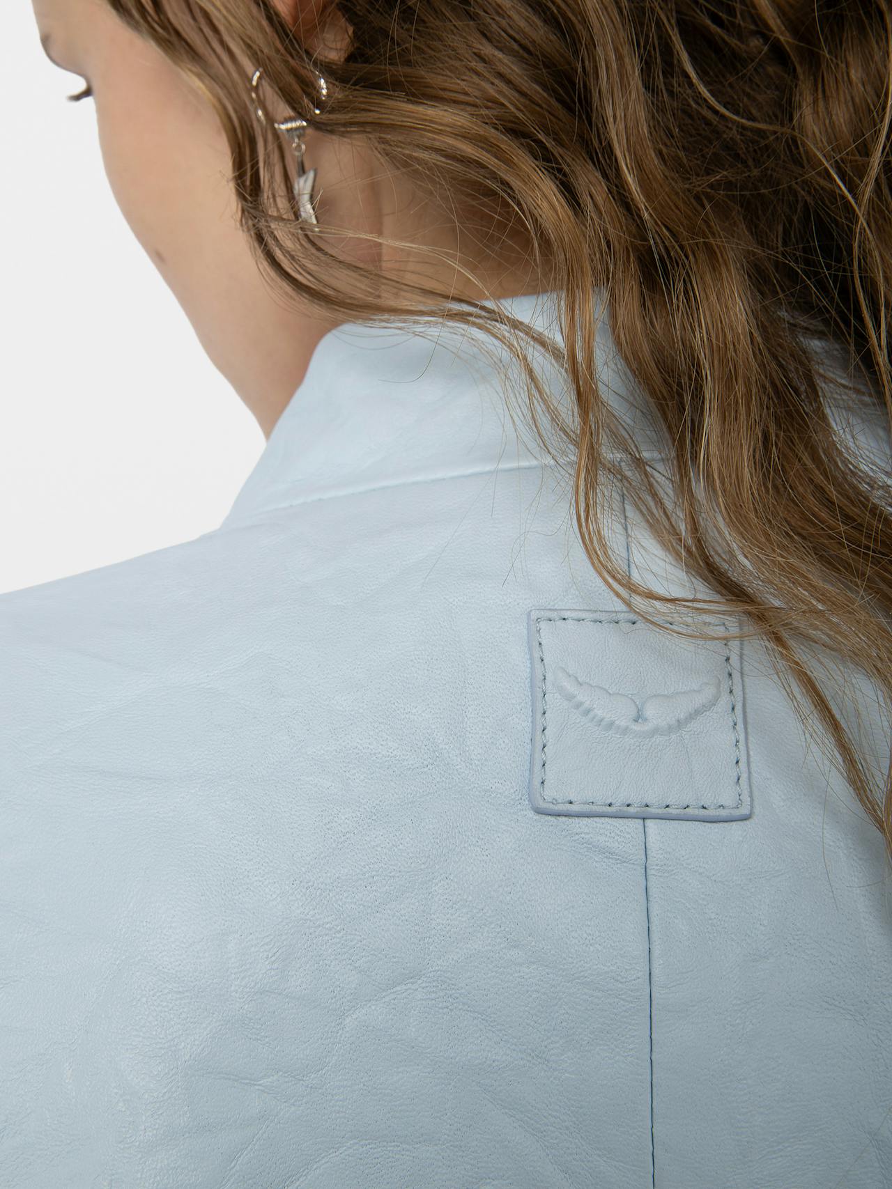 Blazer Veryn Crinkle-Leder