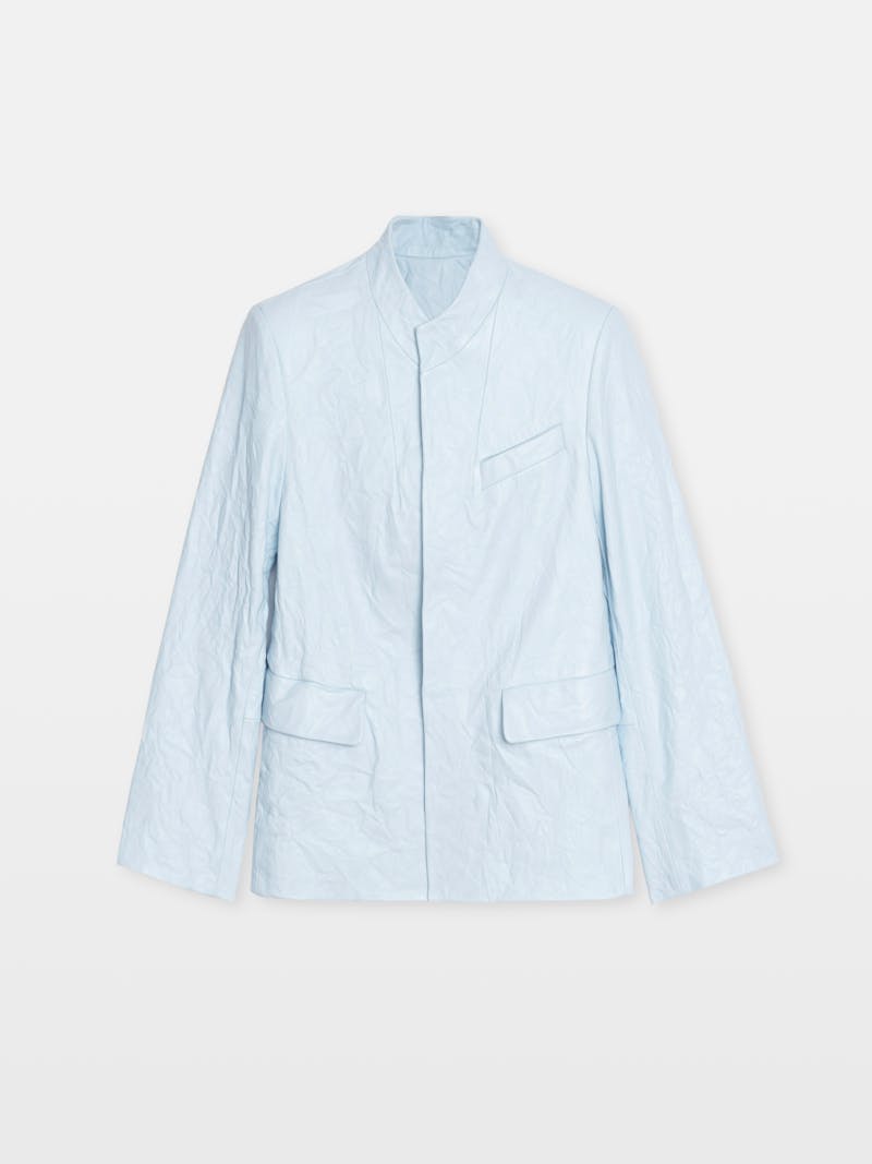 Blazer Veryn Cuero Arrugado