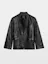 Blazer Veryn in Pelle Stropicciata