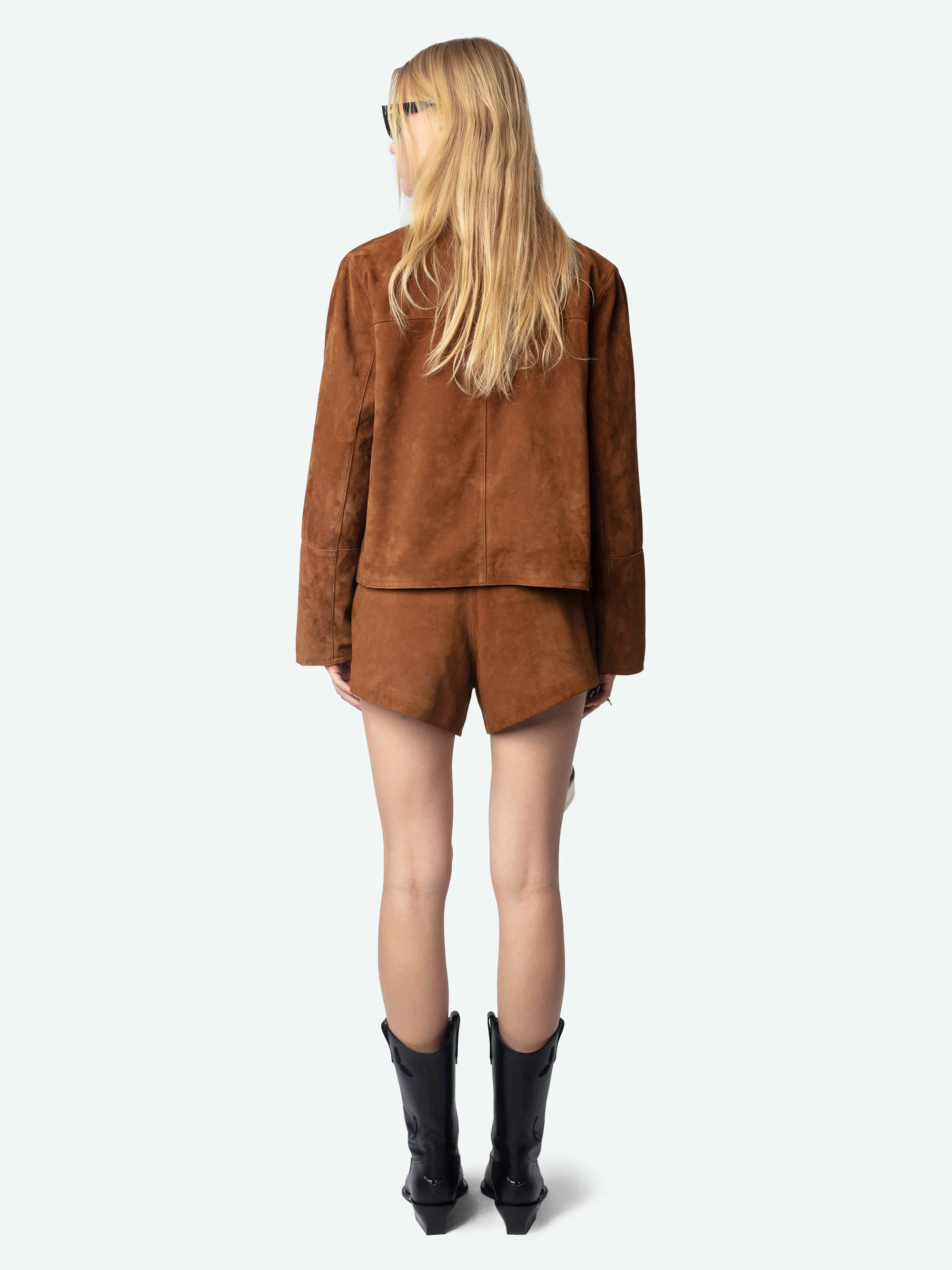 Short Siddy 100% Suede Leather thumbnail 2