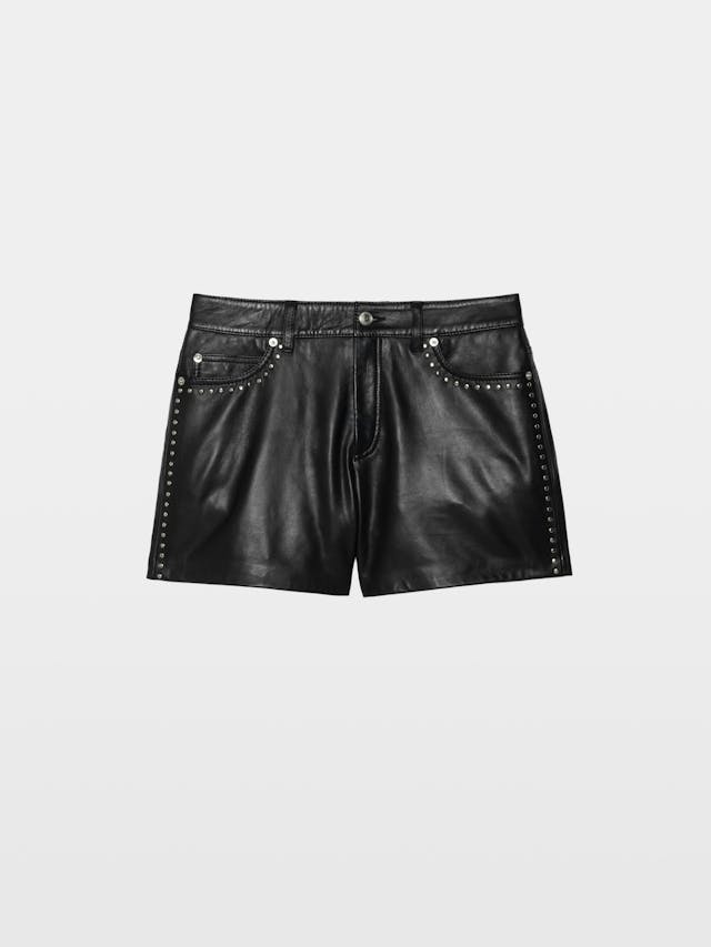 Siddyl Leather Shorts