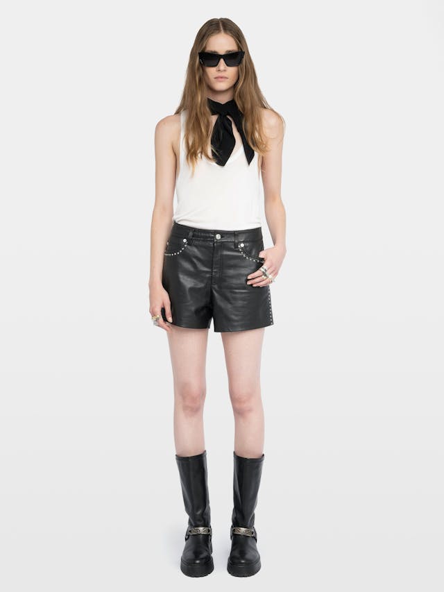 Siddyl Leather Shorts