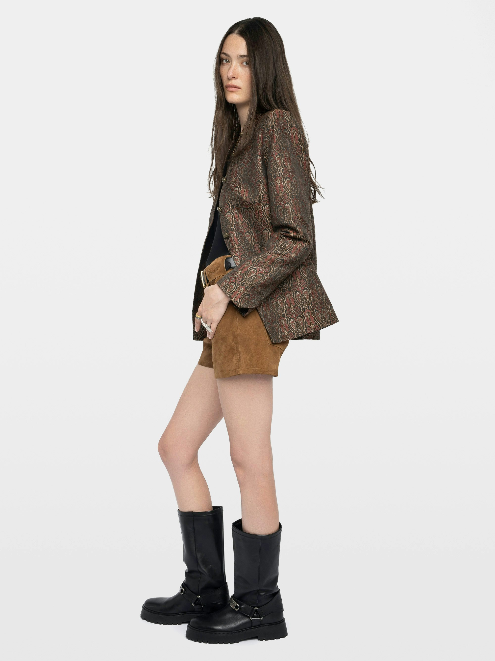 Shorts Sadys Pelle Scamosciata