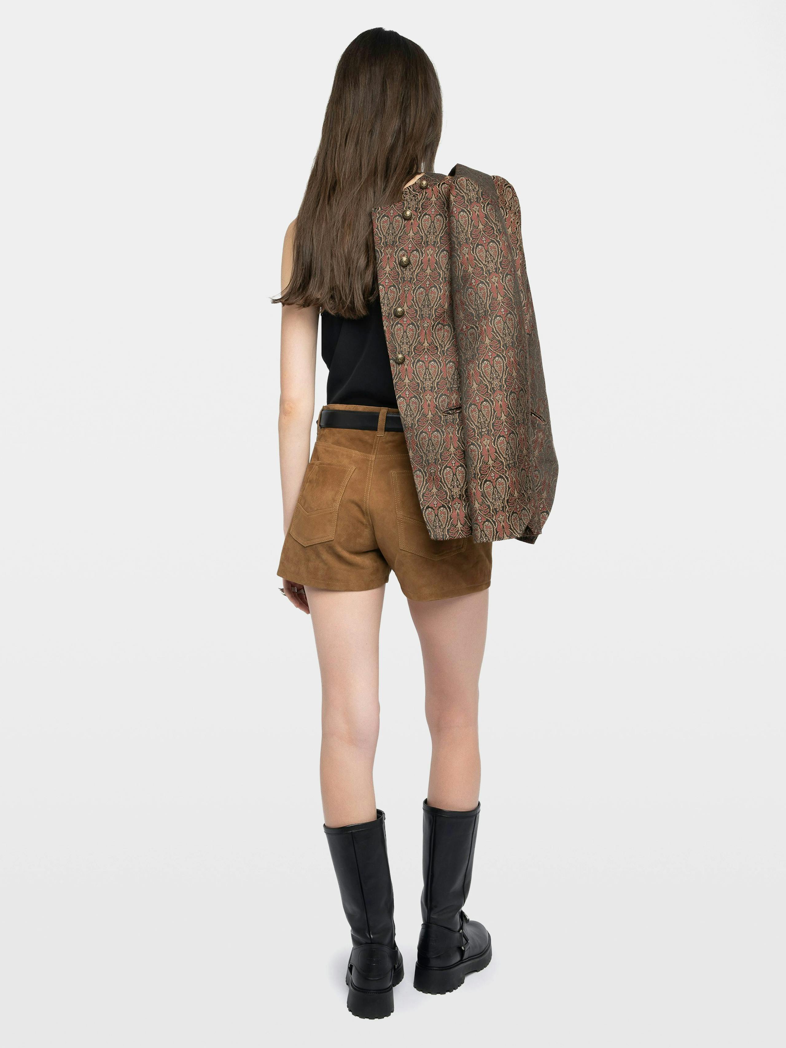 Shorts Sadys Cuero Ante 2