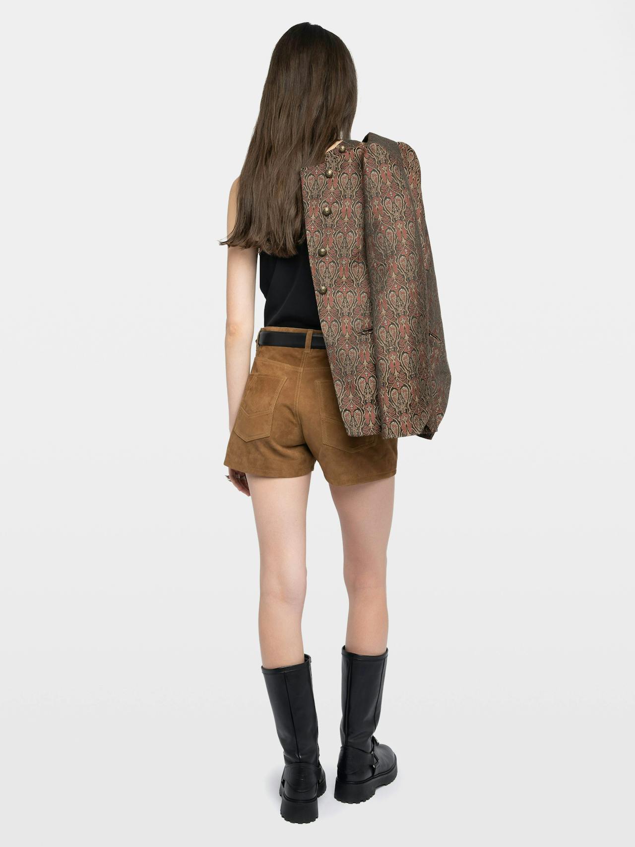 Shorts Sadys Pelle Scamosciata