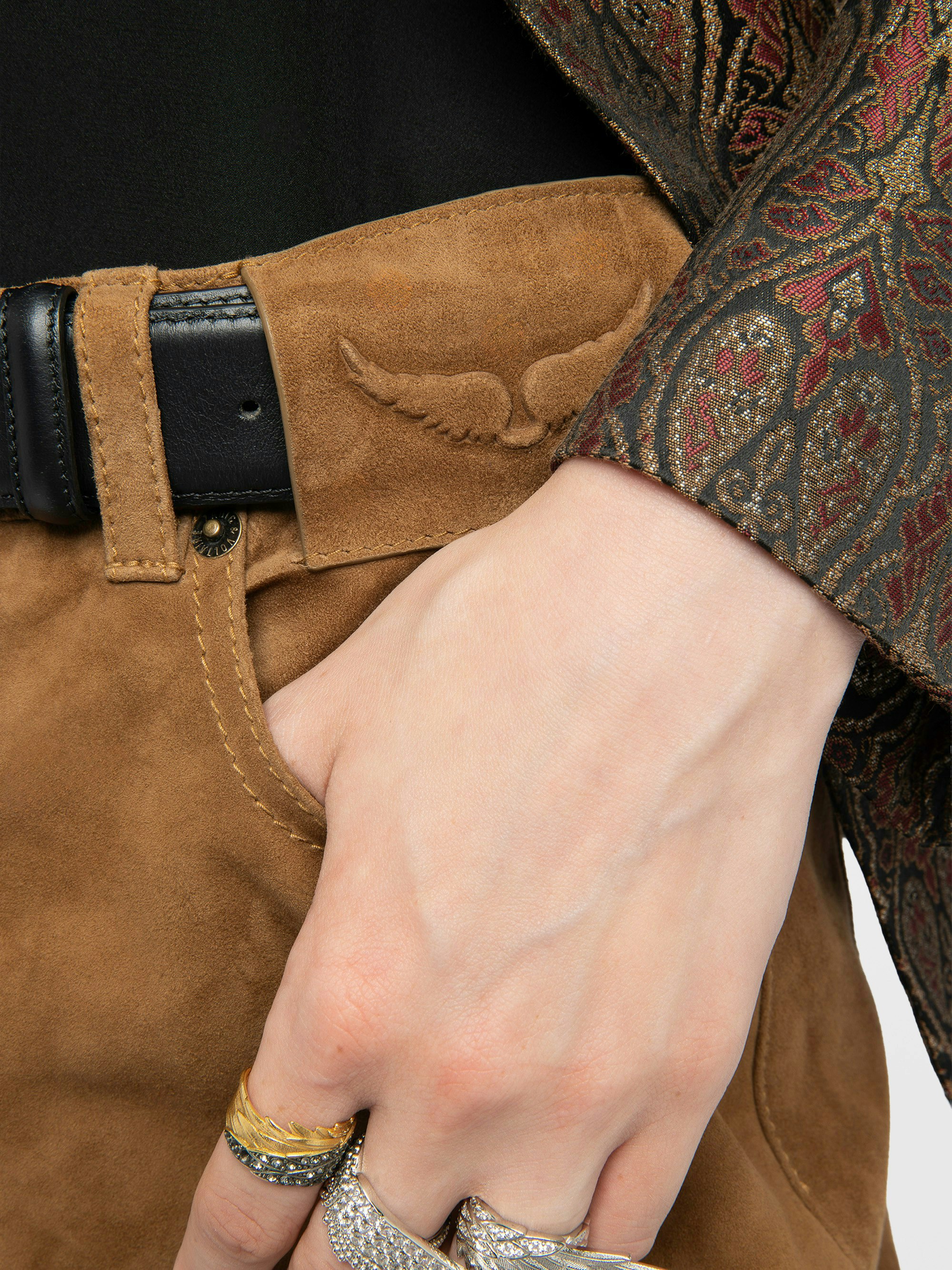 Shorts Sadys Pelle Scamosciata