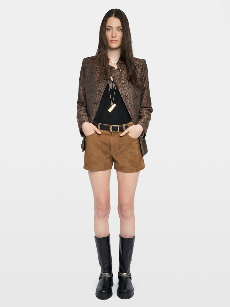 Shorts Sadys Pelle Scamosciata