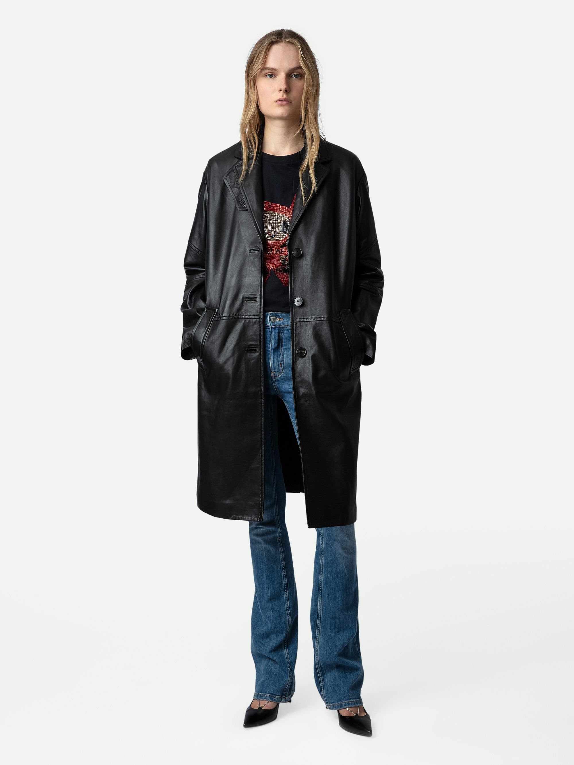 Macari Leather Coat 8