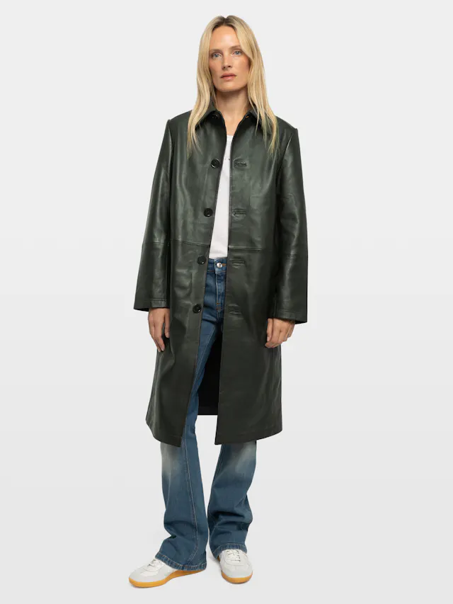 Mentlyr Coat Leather
