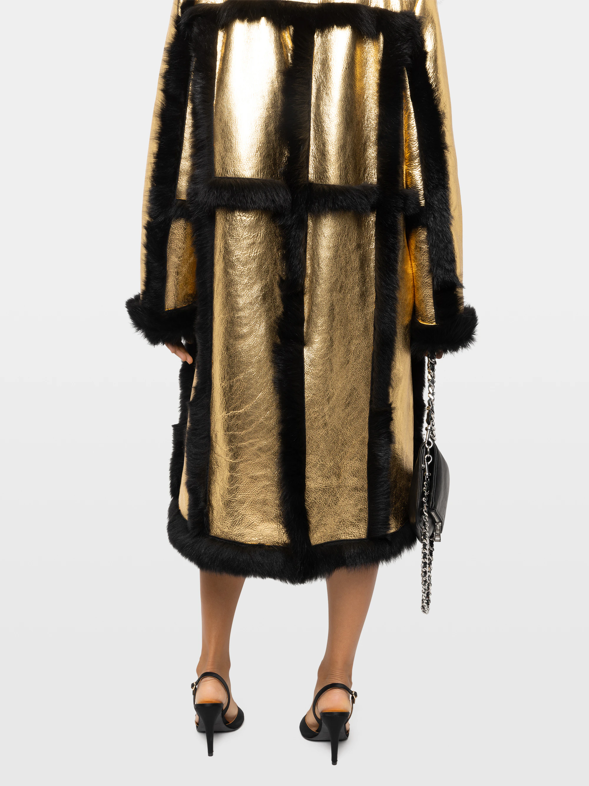 Manteau Lunar Cuir Shearling