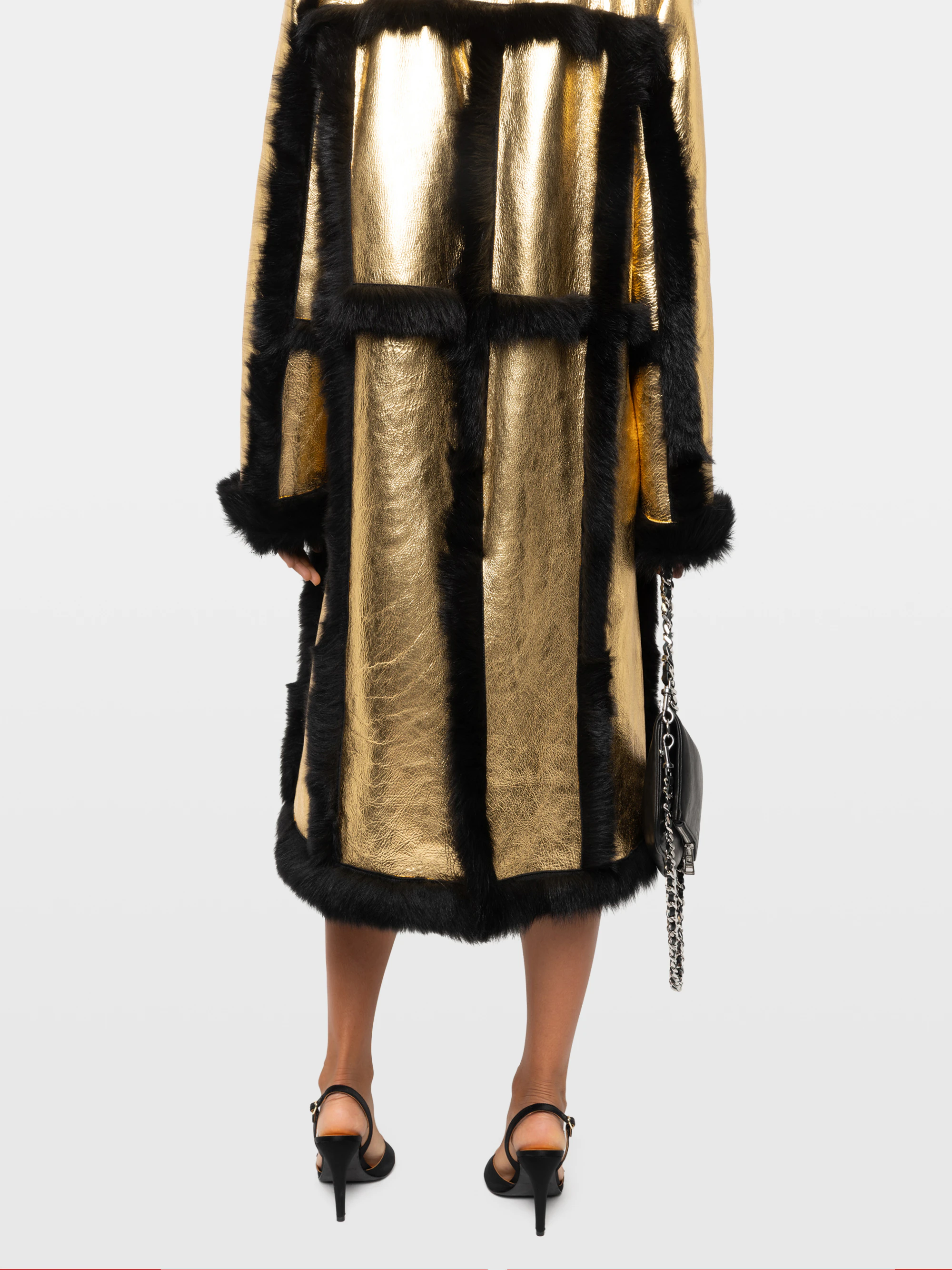 Lunar Shearling Leather Coat