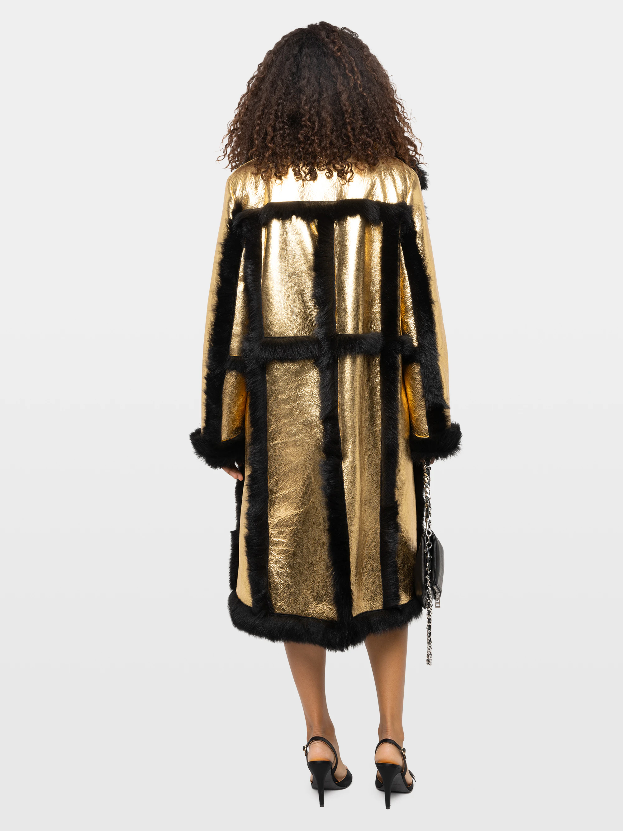 Manteau Lunar Cuir Shearling