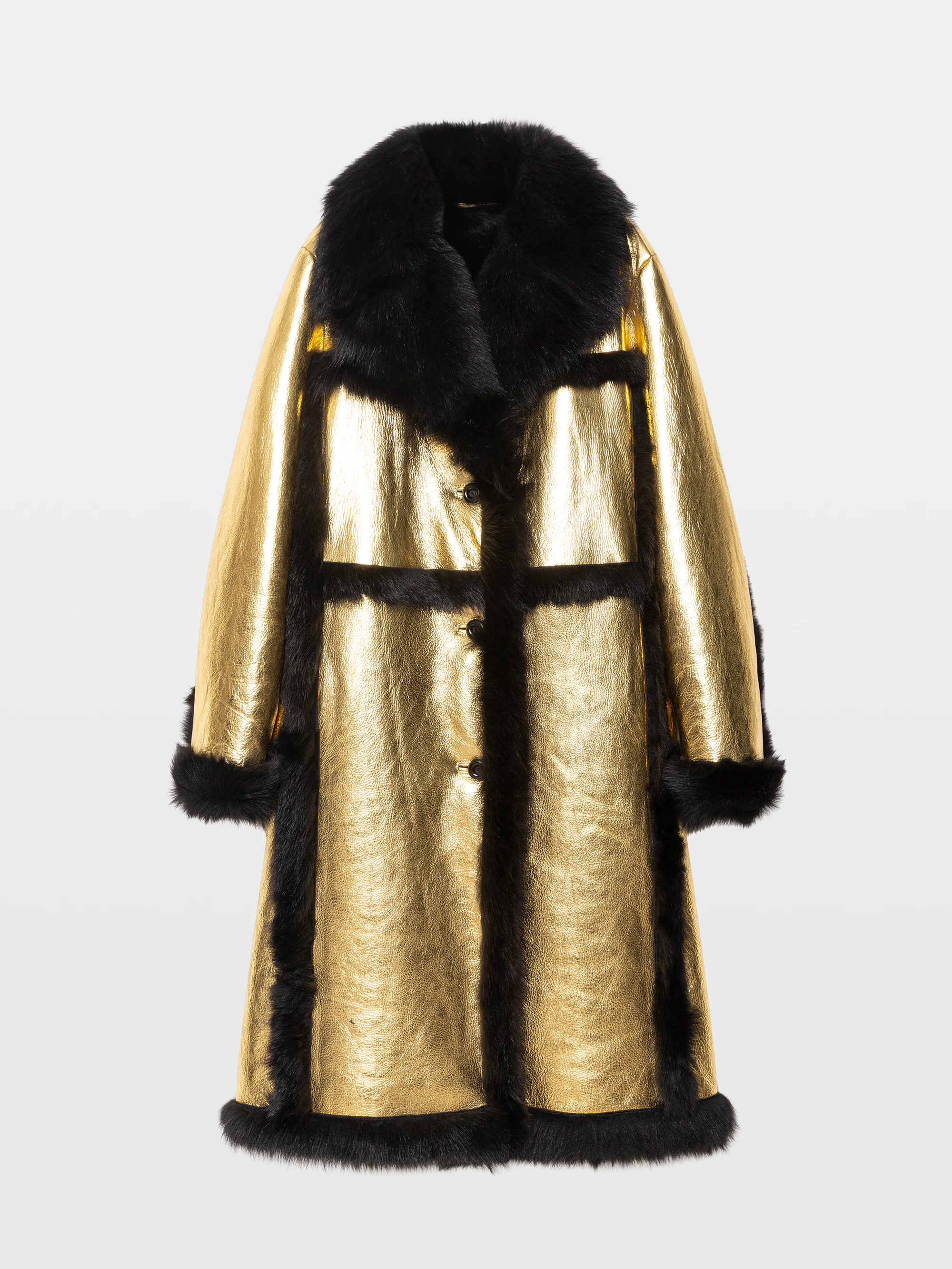 Manteau Lunar Cuir Shearling