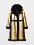 Lunar Shearling Leather Coat