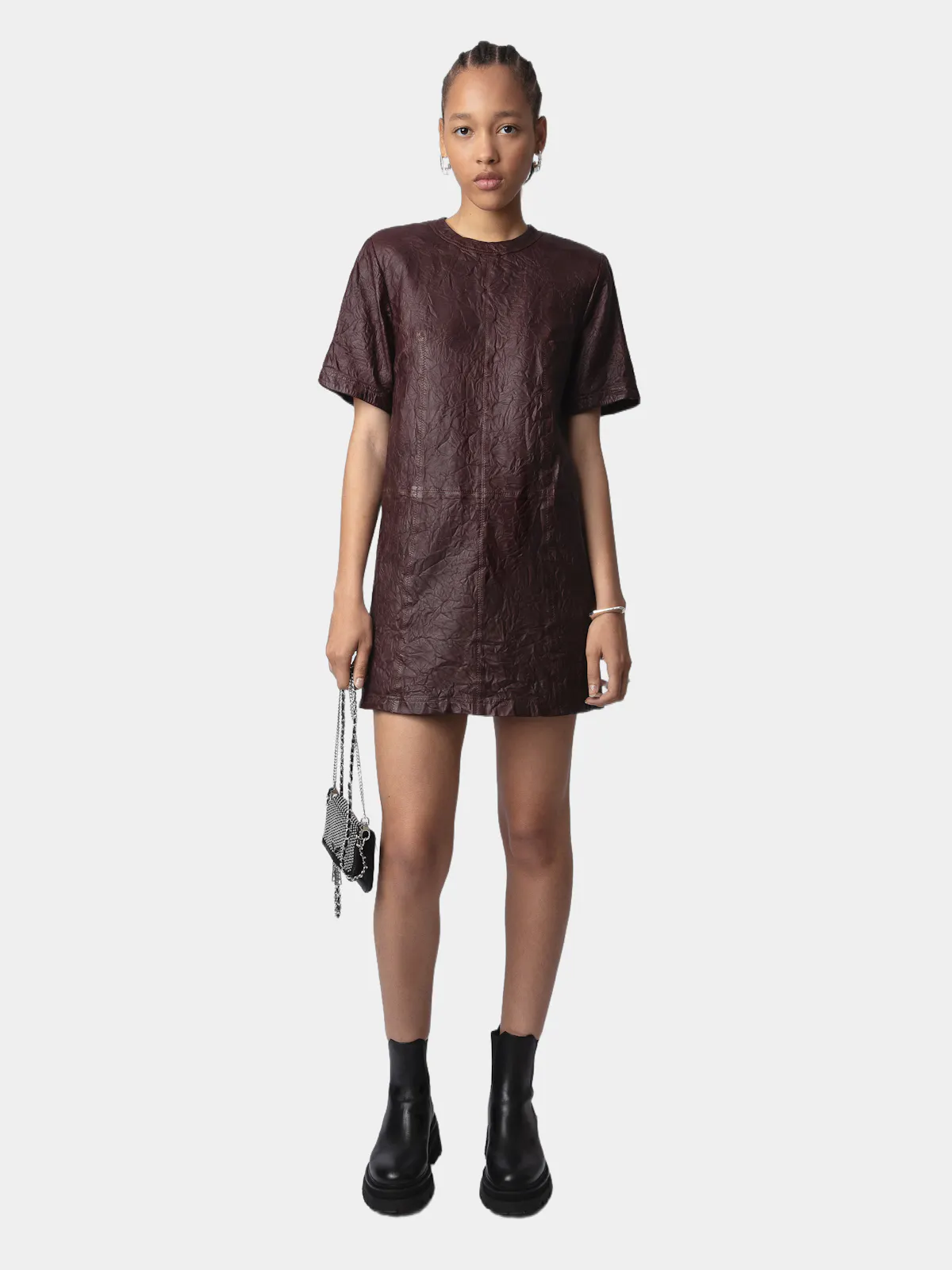 zadig and voltaire leather dress Zadig & Voltaire Rixe Leather Dress