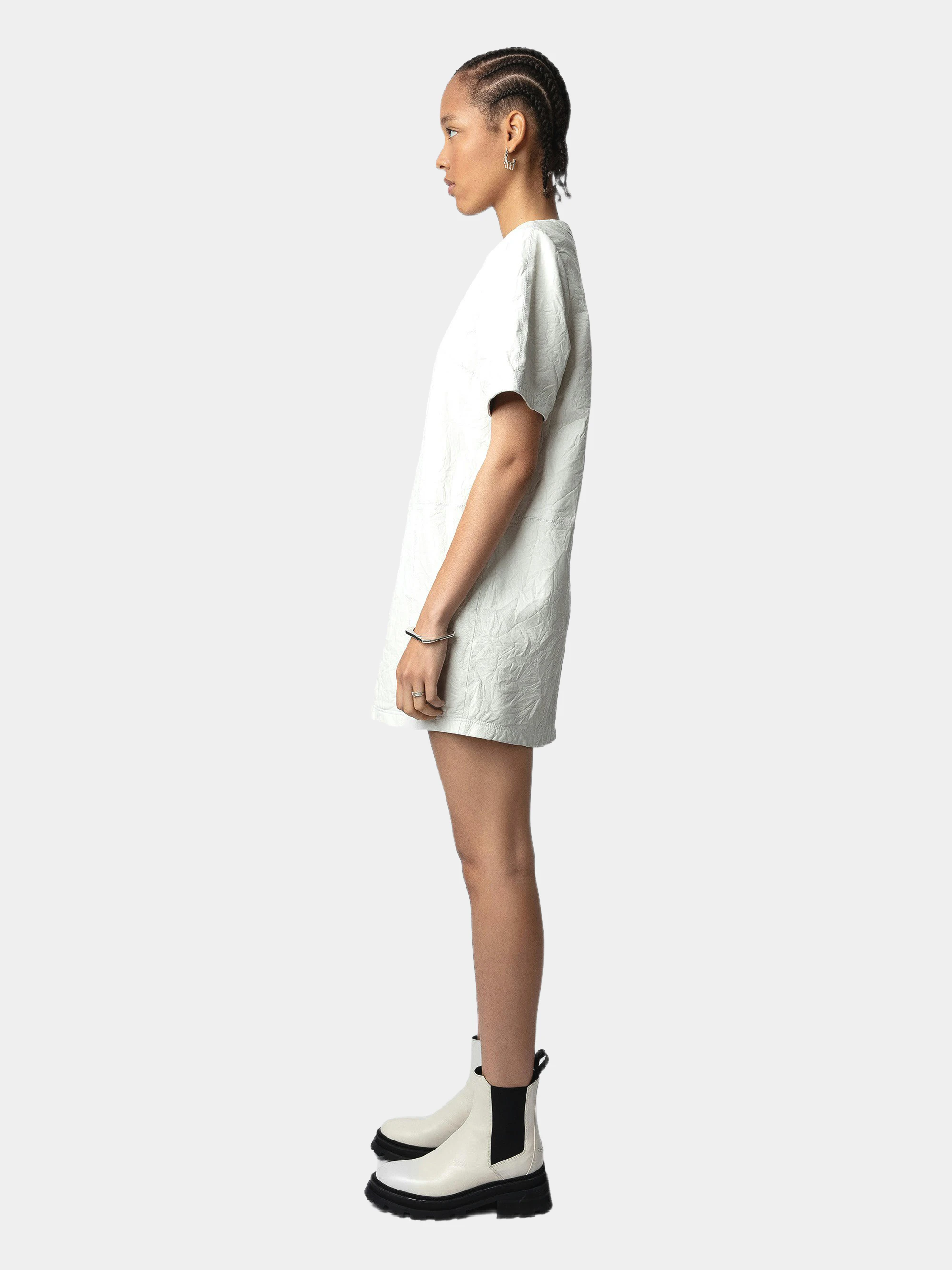 Robe Riddy Cuir Froissé