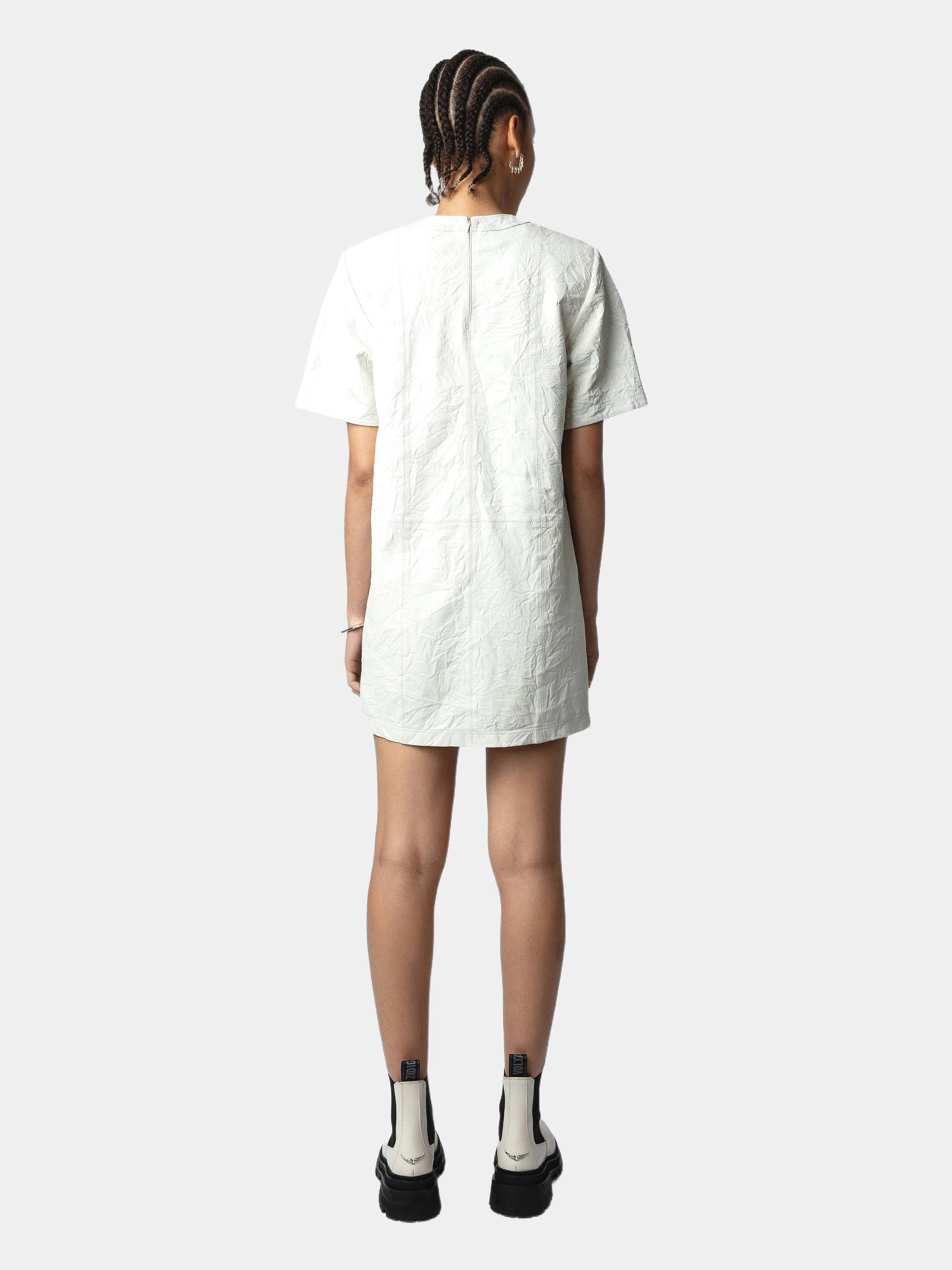 Robe Riddy Cuir Froissé