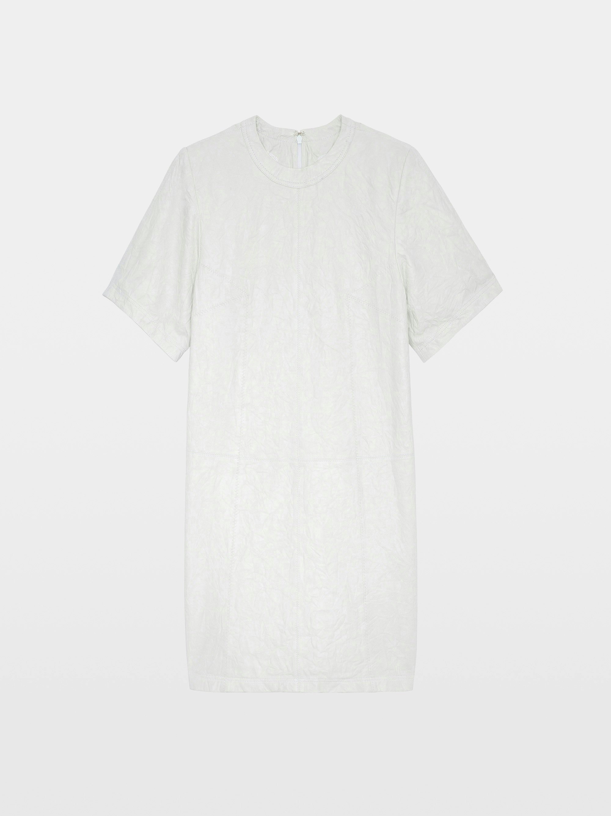 Riddy Crinkled Leather Dress - configurable