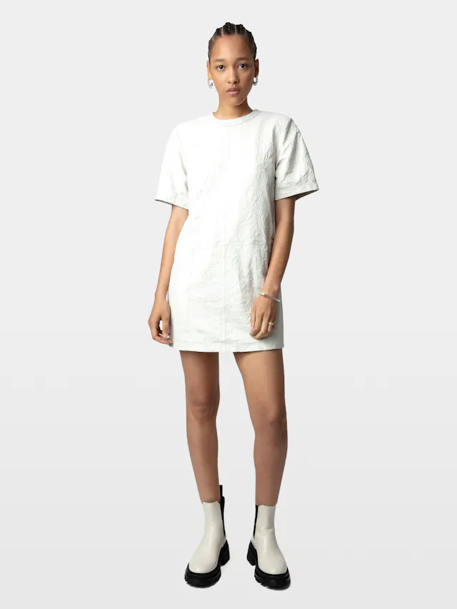 Robe Riddy Cuir Froissé