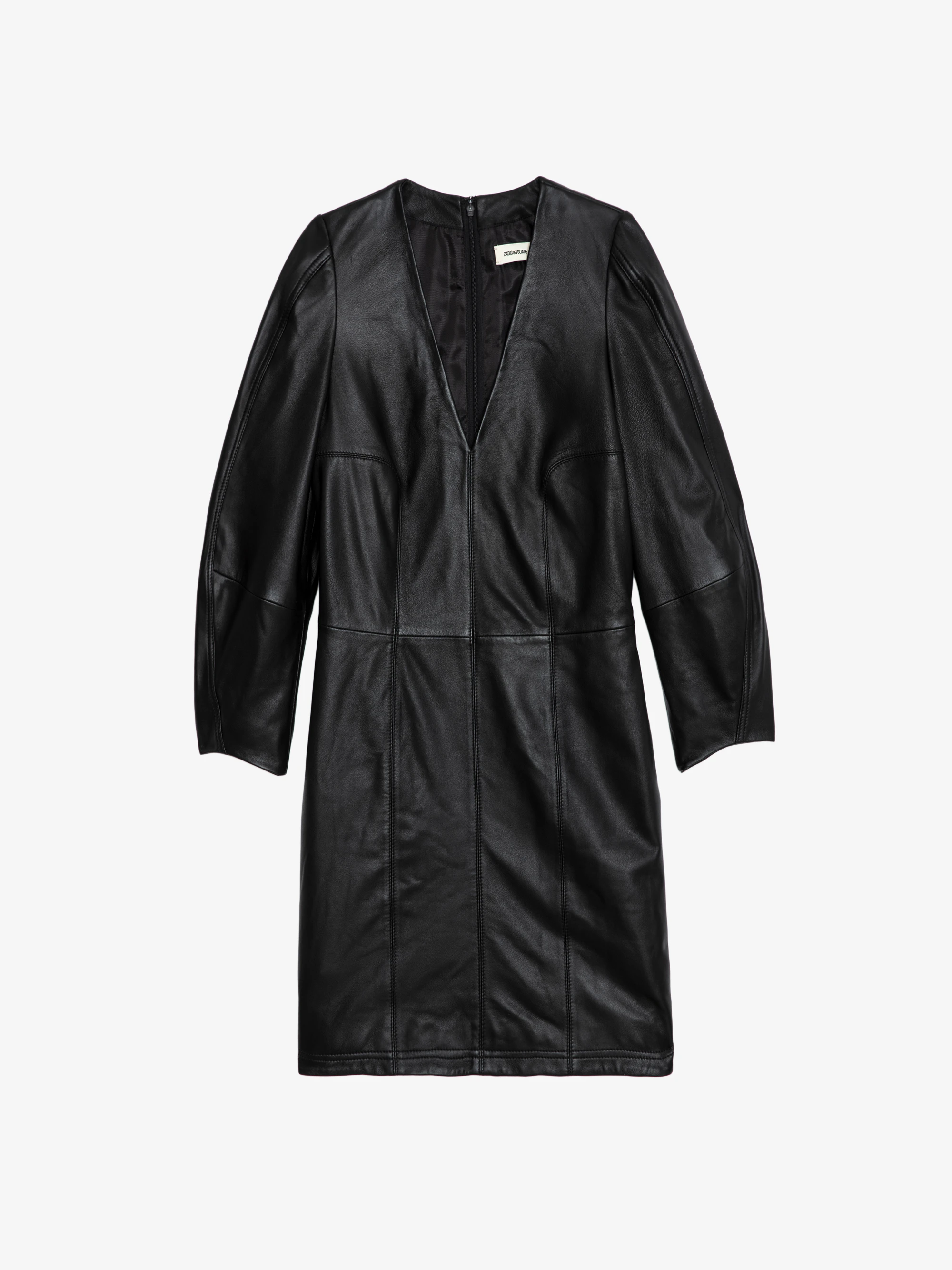 leather dresses at dillards Rean Dress dress black women spring-new
