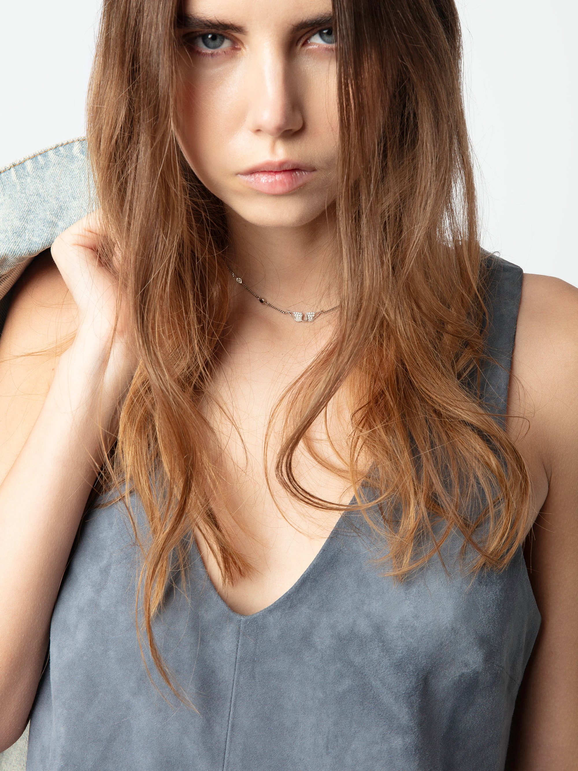 Robe Rasha 100% Cuir Suede thumbnail 5